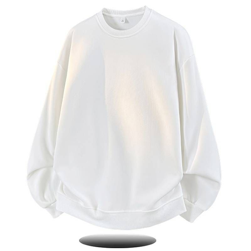Einfarbiges Herren-Set aus Kapuzenpullover, Sweatshirt und Jogginghose – lässiges zweiteiliges Sportoutfit für Frühling und Herbst_voghion.com