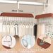 Hanger 360 Save With 16 Wooden For Belt Belt Sturdy Belt Organizer Belt Rack Closet Space Storage For Holder Tie Rotating Hooks_voghion.com