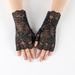 Summer Women's Short Lace Half-Finger Sunscreen Fingerless Etiquette Wedding Decoration Gloves_voghion.com