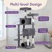 65 Inch Cat Tree Cat Tower For Indoor Cats, Large Multi-Level Cat Play House Condo Furniture With Padded Platform Beds, Large Cozy Condos, Sisal Scr_voghion.com