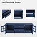 TV Stand For TVs Up To 60'', Entertainment Center With Multifunctional Storage Space, TV Cabinet With Modern Design, Media Console For Living Room,_voghion.com