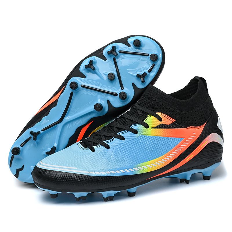 High-Top-Fußballschuhe für Männer und Frauen, TF Broken AG, Long Nail Lawn, Wettkampf-Trainingsschuhe für Erwachsene_voghion.com