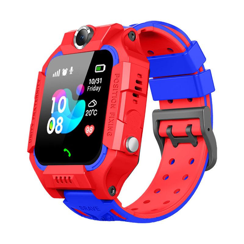 Dziecięcy smartwatch z lokalizacją LBS, przyciskiem alarmowym SOS, aparatem i kartą SIM, grami edukacyjnymi i kontrolą rodzicielską za pośrednictwem aplikacji._voghion.com
