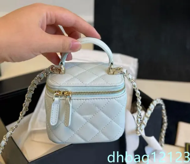 Ladies' Box Designer Top Handle Filling Pads Chain Diagonal Shoulder Makeup Caid Lipstick Stand Mini High Quality_voghion.com