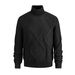 Maglione a collo alto slim fit da uomo – Pullover caldo in maglia per autunno e inverno_voghion.com
