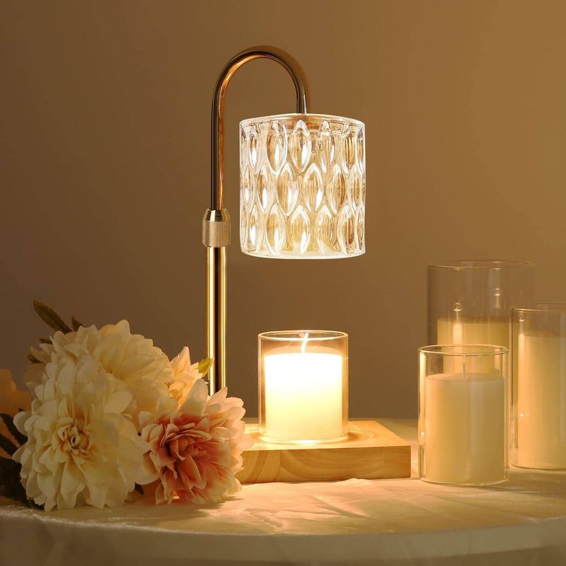 Wohnmöbel Wachsschmelzlampe Zeitgesteuerte Dimmbare Anhebbare Aromatherapielampe Schlafzimmerdekoration Romantische Tischlampe mit freier Atmosphäre_voghion.com