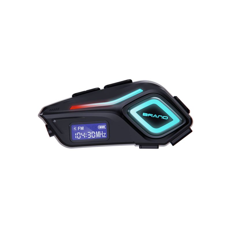 ‌K08 Smart Helmet Headset: Built-in Bluetooth 5.4, 40H Playtime, IPX8, Stereo Sound, Bike Mode_voghion.com