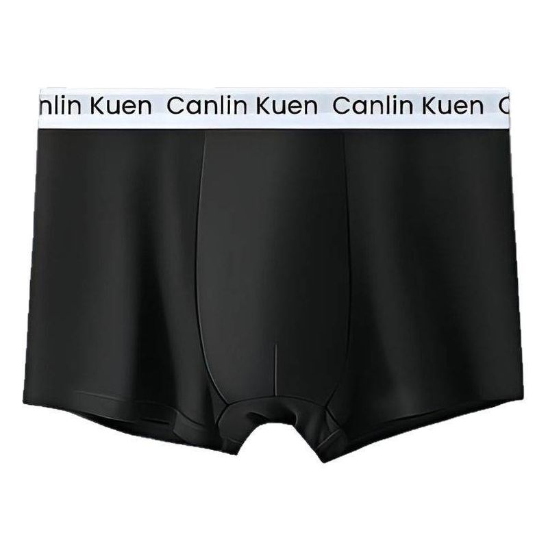 Young Men's Underwear Men's Mid Waist Flat Angle Pants Men's Styles Antibacterial And Breathable Four Cornered Underwear_voghion.com