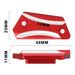 Aluminiowa osłona pompy hamulcowej do motocykli S/X – lekki i wytrzymały dodatek (czerwony/czarny/fioletowy)_voghion.com