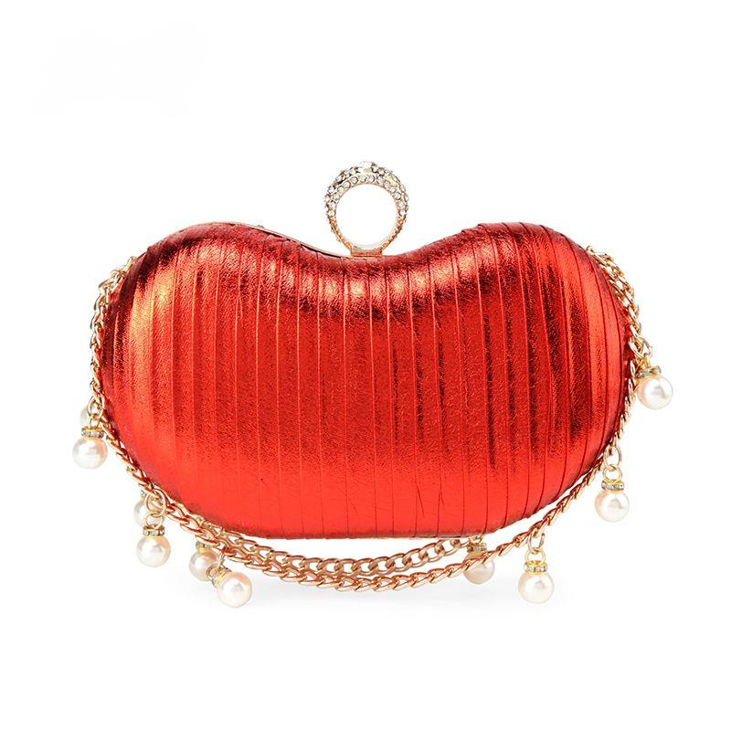 Bolso bandolera pequeño con forma de corazón para mujer, primavera/verano 2024, nuevo bolso de mano de primera calidad con cadena_voghion.com