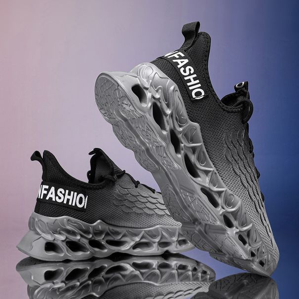 Scarpe da ginnastica casual traspiranti di qualità imbattibile, nuove, grandi, antiscivolo, leggere, da corsa, alla moda, da uomo, con sfumature sfumate._voghion.com