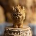 Cliff Cypress Wood Carving Handle, Qilin Auspicious Beast Town House Crafts, Play Objects, Car Ornaments, Home_voghion.com