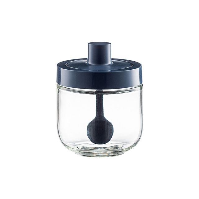 Glass Spice Jars Kitchen Seasoning Organizer Bottle With Spoon Lid Oil Brush Honey Soy Sauce Canister Sets Salt Pepper Shakers_voghion.com