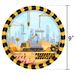New construction vehicle excavator shovel construction boy party paper cups, paper plates, tablecloths, banners, birthday decorations_voghion.com