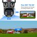 360° Panoramic WiFi Security Camera With 20x Zoom, 5-Lens System, Remote Viewing, Night Vision, Outdoor/Indoor Use,_voghion.com