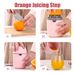 Portable Fruit Squeezer Machine Tool Manual Mini Fruit Juicer Hand Rotation Press Juicer Lemon Juicer Orange Citrus_voghion.com
