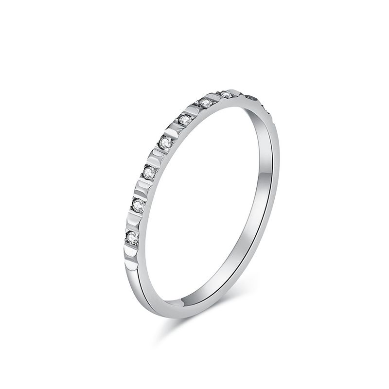 Japonais coréen léger luxe cristal diamant titane acier femmes queue empilée à la mode et élégant petit parfum_voghion.com