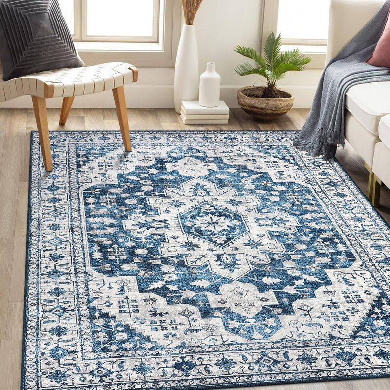 Home Textile Persian Carpet Home Living Room Dirt Resistant Wear Resistant Coffee Table Mat Hotel Homestay Full Cover Easy To Care Bedside Blanket_voghion.com