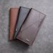 Men's Slim Leather Wallet - Youthful Long Wallet with Large Capacity, Multiple Card Slots, Stylish Business Design for Modern Professionals_voghion.com