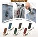 Genuine Leather Car Keychain, Universal Key Fob Keychain, Leather Key Chain Holder For Men And Women_voghion.com