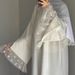 Women's Clothing Turkish Stitching Lace Dress Robe_voghion.com