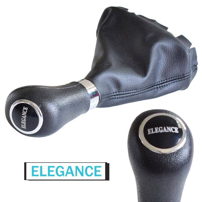 Automatic AT Car Shift Gear Knob With Leather Boot For Mercedes Benz C Class W203 W209 CLASSIC AVANTGARDE ELEGANCE_voghion.com