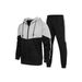 Men’s Color-Block Hoodie & Jogger Set – Trendy Casual Sportswear For Spring & Fall_voghion.com