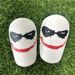 Mini Shin Guards For Football - Small Size Youth & Adult Shin Pads With Fun Joker Design, Lightweight Plastic Protective Gear For Soccer, Basketball_voghion.com