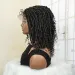 Springy Twist Braids Wig Lace Wig Synthetic Wig Beginners Friendly Heat Resistant 14inch_voghion.com