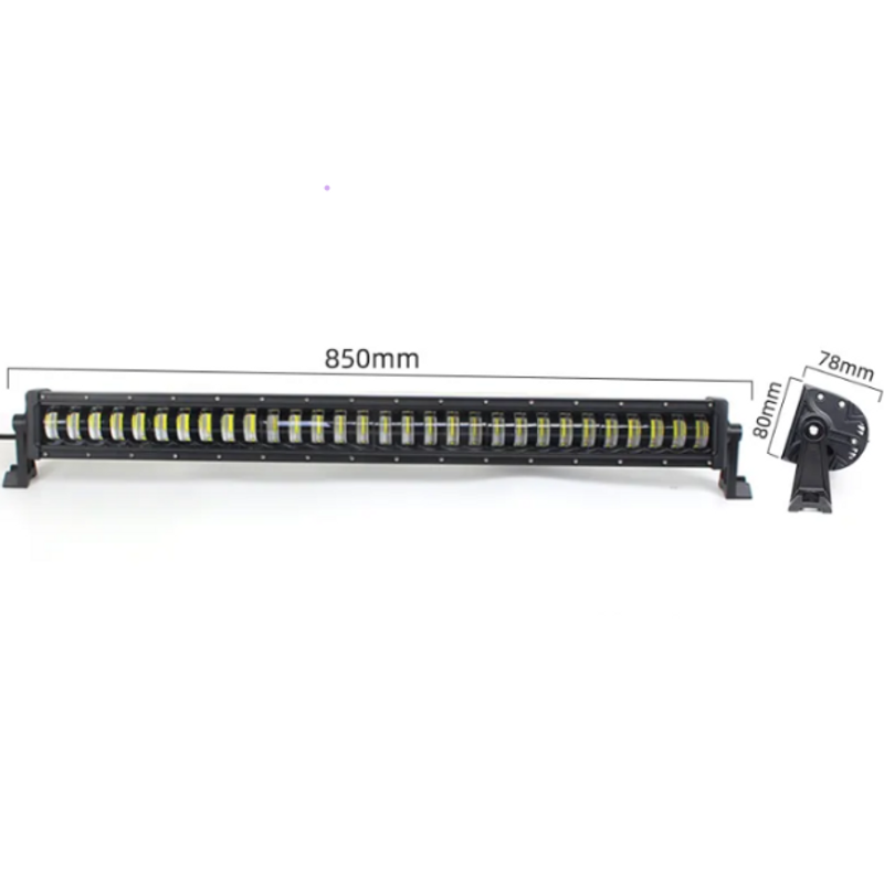 PSC00630, 300W-LED mühendislik aracı çalışma lambası 850mm, lens şerit ışık Jeep kamyon 4x4 SUV ATV LED tek sıra yüksek ve düşük far ışıkları Motosiklet_voghion.com