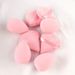 18 vnt Cosmetic Puff Beauty Blender Galvos juostos makiažo valiklis Pudra Puff Triangular Powder Puff Make Up Tools Priedai_voghion.com