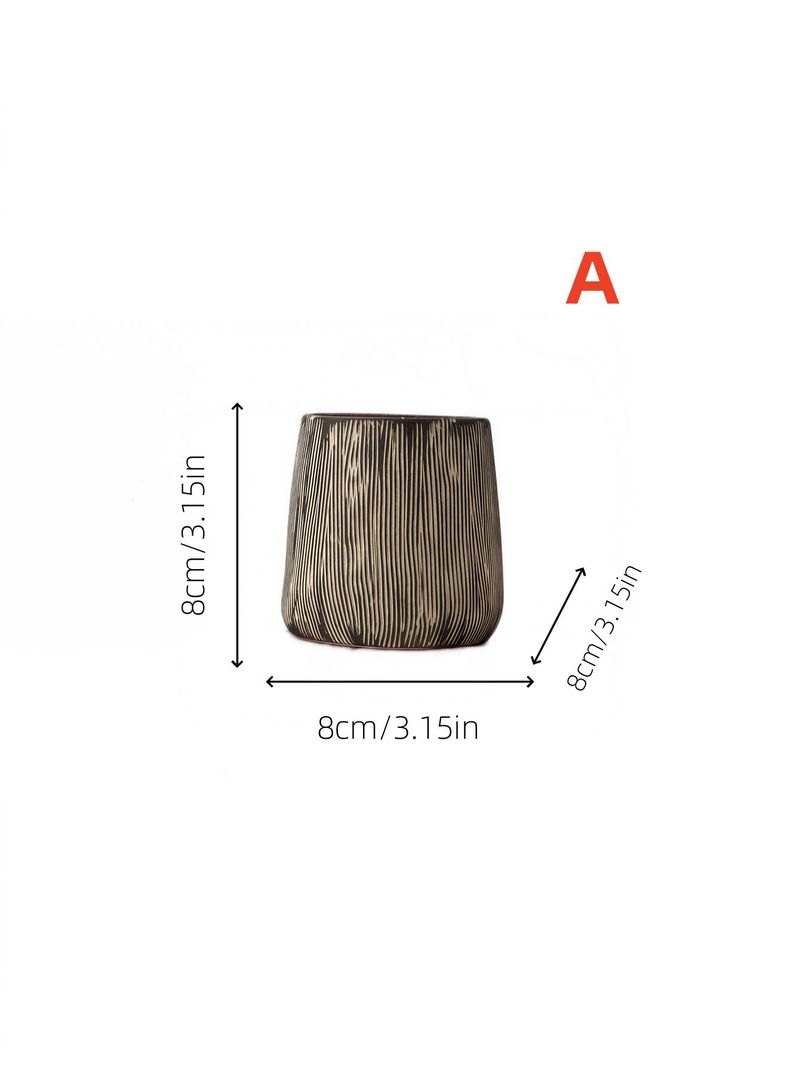 1pc European And American Classical Style Cup Candle Holder Ancient Century Halloween Decorative Ornaments Wood Shape Candle Holder_voghion.com