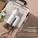 Foldable Travel Hair Dryer 1500W With Dual Voltage (110V-240V), 3 Heat/Speed Settings & Cool Shot – Lightweight, Ionic Technology For Frizz-Free Shine_voghion.com