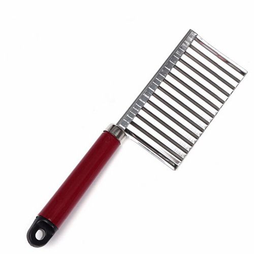 Nerūsējošā tērauda franču viļņu nazis Virtuves instrumentu lentes griezējs Virtuves paraksta nazis Radošs daudzfunkcionāls dārzeņu griezējs_voghion.com