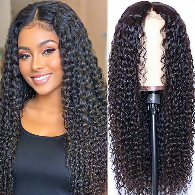 new middle parted wool curls long curly hair full head wig wig source_voghion.com