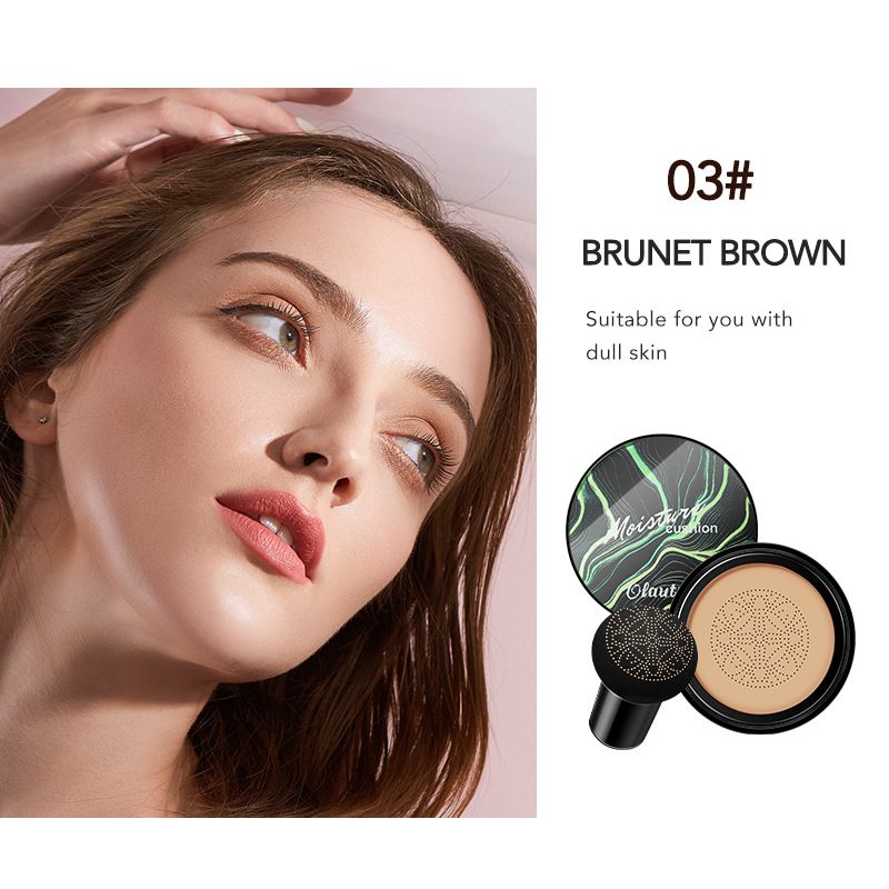 Air Cushion CC Cream Fond de ten cu cap de ciupercă, Machiaj hidratant BB Cream Corticală mat de lungă durată _voghion.com