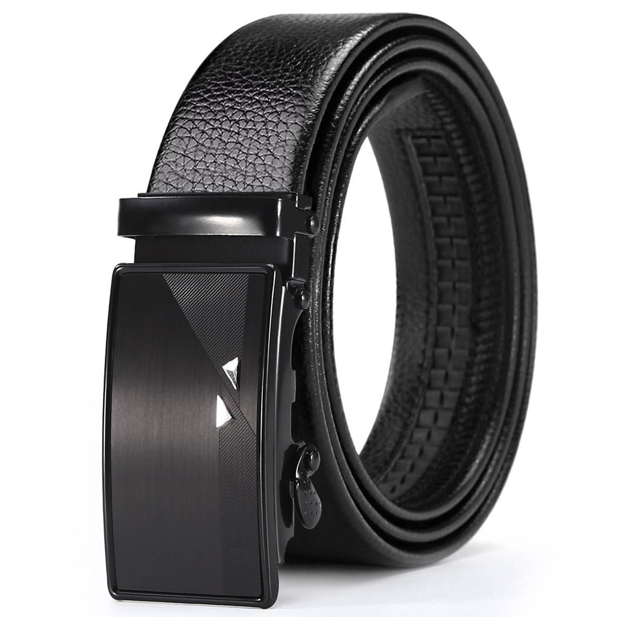 Cintura da uomo QINLIN, nuova moda, fibbia automatica, atmosfera casual._voghion.com