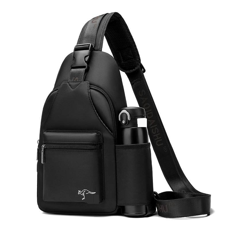 Herrentaschen Brusttasche Herren Messenger Bag Neue Mode Freizeit Große Kapazität Wasserdichte Umhängetasche aus Oxford-Stoff_voghion.com