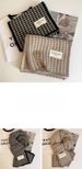 New Classic Houndstooth Double-sided Scarf For Women In Autumn And Winter Warm And Fashionable Knitted Scarf_voghion.com