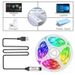 5V RGB LED Strip Lights With 24-Key Remote - Smart Color Changing USB Light Bar For TV Backlight, Gaming & Home Decoration_voghion.com