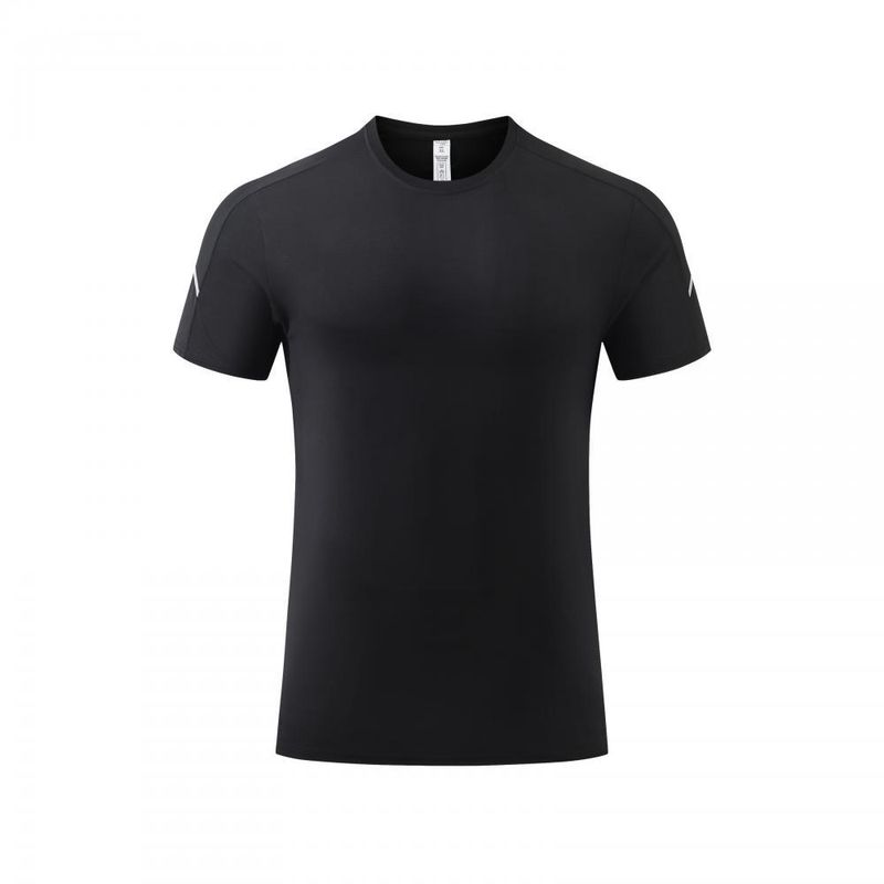 Erkek Giyim Spor Kısa Kollu Tişört Hızlı Kuruyan Giysiler Nefes Alabilir Koşu Fitness Eğitim Giysileri Açık Hava Bisiklet Giysileri_voghion.com