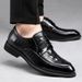 2025 Autumn Cowhide Korean Style Small Size 36 Men's Pointed Breathable Business Formal Leather Shoes_voghion.com