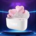 Cuffie Bluetooth wireless digitali a forma di cuore aggiornate con custodia di ricarica, cuffie leggere e microfono integrato, rosa_voghion.com