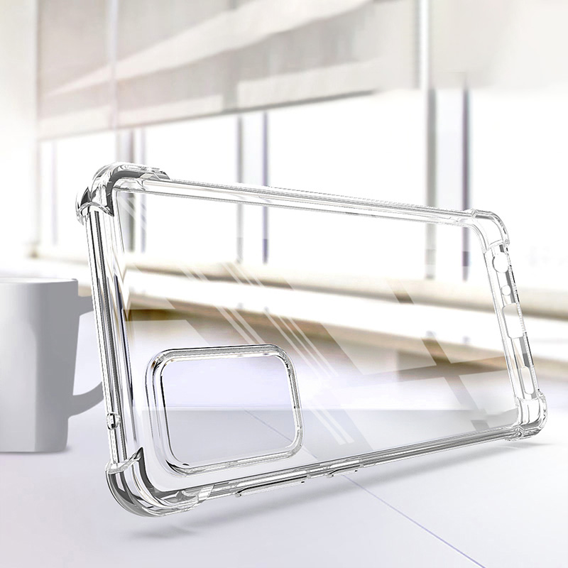 3D Airbag Stødsikker silikonetui til Samsung Galaxy A72 A52 A32 A22 A71 A51 A31 A21 A70 A50 A20 A7 A9 2018 Blød klar _voghion.com