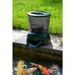 Teich-Fischfutterautomat - Programmierbarer Fisch-Futterspender Mit LCD-Anzeige Für Draußen - Automatischer Fish Feeder - 22 X 22,5 X 26,5 Cm - Grün_voghion.com