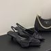 2024 Spring and Autumn Season New Thin Fashion Sandals Black Bow Decoration Elegant High Heel Muller Women's Shoes_voghion.com