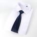 8CM wide men's formal attire, business and office staff, zippered tie, easy to pull for security work, lazy tie_voghion.com