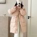 Piumino lungo da donna con cappuccio - Giacca invernale slim fit di alta qualità, piumino caldo e spesso, imbottitura in piuma d'anatra bianca, parka casual oversize_voghion.com