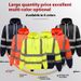 Reflective Hoodie Color Blocked Spot Autumn And Winter Zipper Fleece Warm Construction Site Fluorescent Traffic Safety_voghion.com