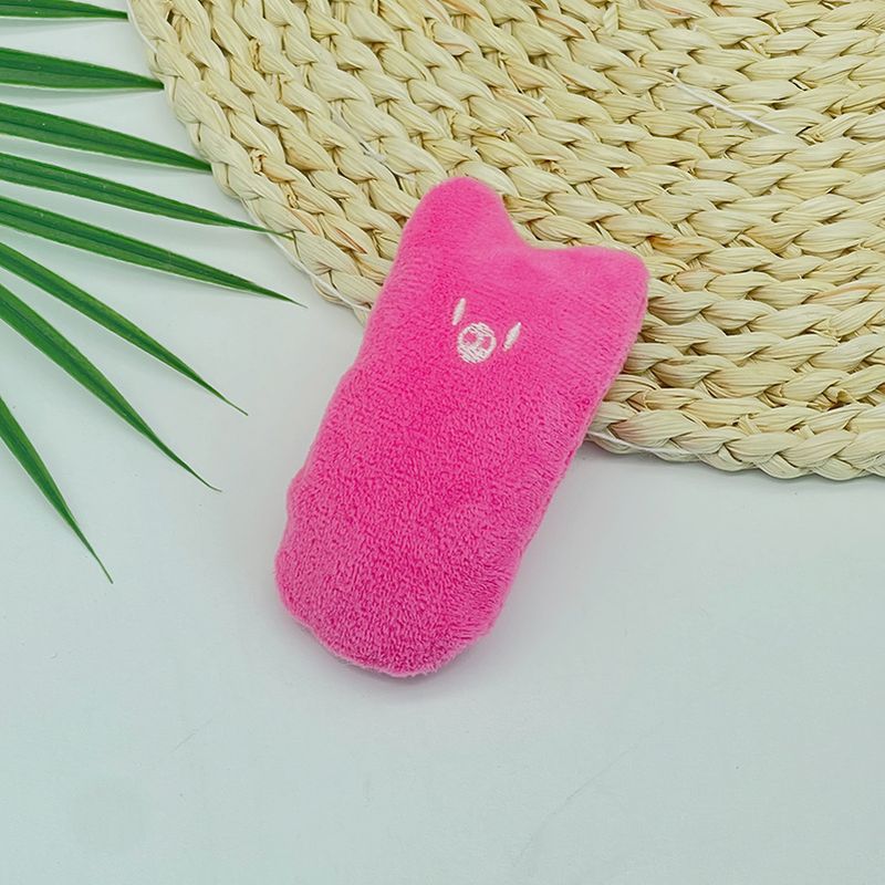 Plush Thumb Cat Crinkle Paper Sound Teething Durable Chew Toy Pet Supplies_voghion.com